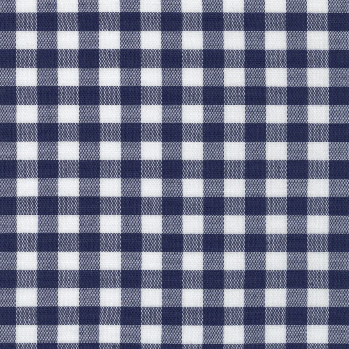 Made-to-Measure Shirt in Navy Gingham Poplin